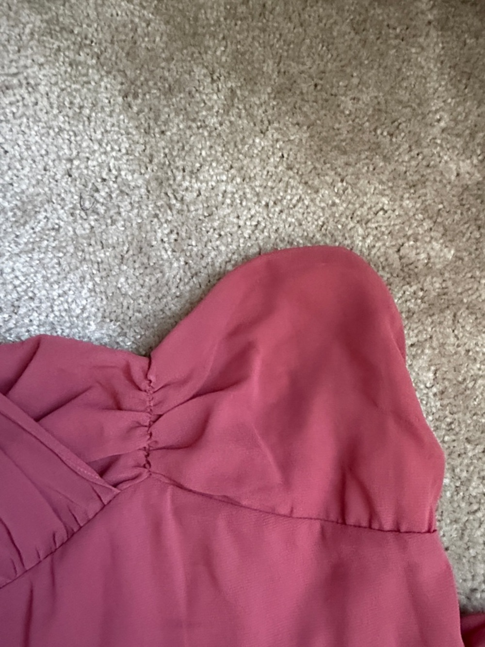Lulu's Elevated Vision One-Shoulder Tiered Maxi Dress in Dusty Rose - Picture 8 of 8